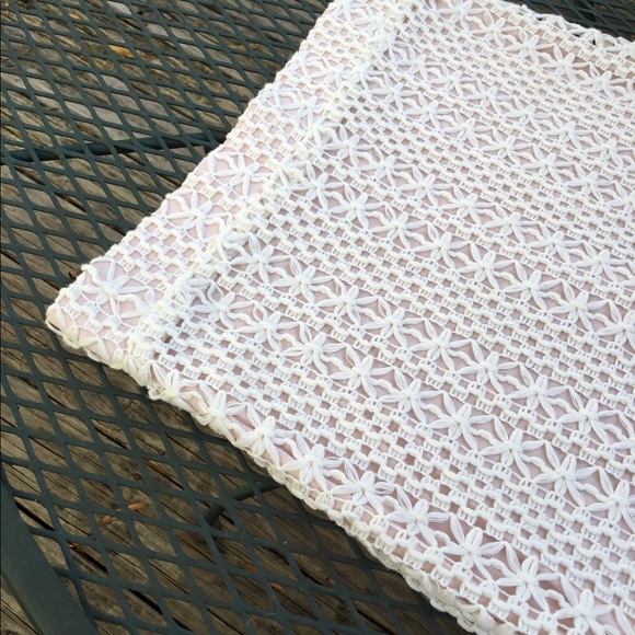 SZ 4 FREE PEOPLE CROCHET LINED PENCIL SKIRT - Picture 6 of 14